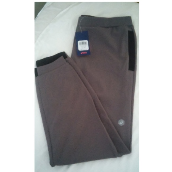 ASICS Men's Water-Repellent Track Pants, XL NWT - Picture 3 of 4